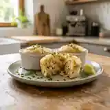 Petits cakes moelleux au crabe cuits au micro-ondes