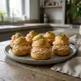 Choux aériens à la mousse de saumon citronnée