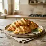 Petits croissants au saumon fumé : toasts apéritifs gourmands et faciles