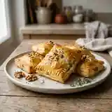 Petits feuilletés gourmands au roquefort pour apéritif