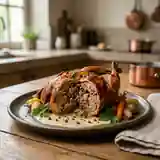 Pigeonneau farci au poivre vert : recette gourmande et raffinée