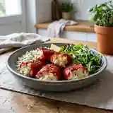 Pimientos del Piquillo farcis à la basquaise : recette authentique du Pays basque