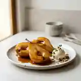 Poires caramélisées gourmandes au beurre et vanille