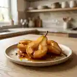 Poires Poêlées aux Épices et au Jus d'Orange : Dessert Fruité et Épicé