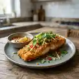 Poisson croustillant au gingembre et citron vert