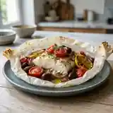 Poisson en papillote à la grecque : recette savoureuse et légère