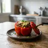 Poivrons farcis à la mexicaine savoureux et épicés