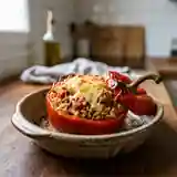 Poivrons farcis végétariens savoureux et faciles