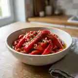 Poivrons Marinés à l'Huile d'Olive : Recette Simple et Savoureuse