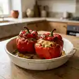 Poivrons Méditerranéens Farcis aux Saveurs Provençales