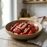 Poivrons rouges grillés à l'huile d'olive : recette simple et savoureuse