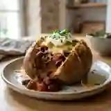 Pomme de terre rôtie au chili con carne