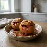 Pommes au four fondantes à la gelée de groseilles