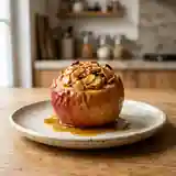 Pommes au four fondantes, miel et amandes
