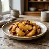 Pommes caramélisées au pain d'épices : dessert gourmand et réconfortant