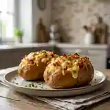 Pommes de terre farcies au lard croustillant : recette gourmande et facile