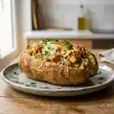 Pommes de terre farcies au poulet : recette gourmande et facile