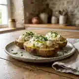 Pommes de terre fondantes au fromage blanc frais