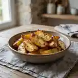 Pommes de terre rôties au miel et aux herbes