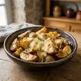 Pommes de terre rôties au Munster fondant : recette savoureuse et gourmande
