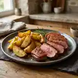 Pommes de terre rôties aux magrets de canard : recette facile et gourmande