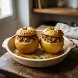 Pommes farcies gourmandes au four