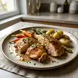 Poularde rôtie au champagne : recette festive et gourmande