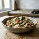 Poulet à la crème onctueuse et savoureuse