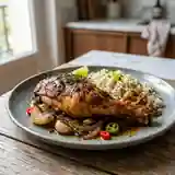 Poulet antillais épicé aux saveurs créoles