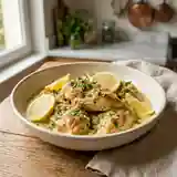 Poulet crémeux au citron : recette facile et gourmande