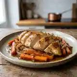 Poulet des Moines Rôti aux Épices et Légumes Fondants