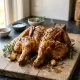 Poulet en Crapaudine Rôti à la Française : Recette Facile et Savoureuse