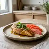 Poulet exotique au pamplemousse : saveurs fraîches et acidulées