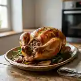 Poulet fermier farci au cognac : recette gourmande et raffinée