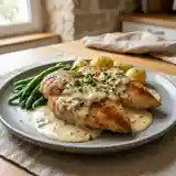 Poulet fondant au roquefort : recette gourmande et facile