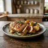 Poulet infusé au beurre de sauge
