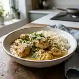 Poulet Onctueux à la Noix de Coco et Curry