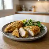 Poulet pané au yaourt et fines herbes : recette facile et savoureuse