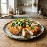 Poulet pané croustillant à la moutarde : recette facile et savoureuse