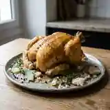 Poulet rôti en croûte de sel : recette facile et savoureuse