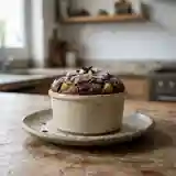 Pudding fondant aux poires et chocolat noir