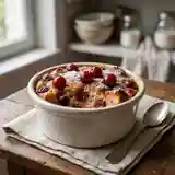 Pudding moelleux aux cerises confites : dessert gourmand et facile
