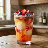 Punch glacé gourmand à la crème glacée