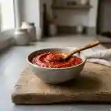Pâte de piment rouge intense et aillée