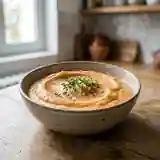 Purée onctueuse de carottes et pommes de terre à la couleur rose naturelle