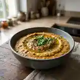 Purée onctueuse de lentilles et carottes maison