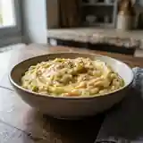 Purée onctueuse d'endives au reblochon fondant