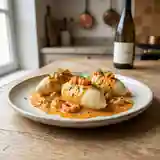 Quenelles de brochet maison, sauce onctueuse au beurre d'écrevisses