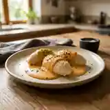 Quenelles de veau maison à la sauce béchamel au paprika