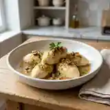 Quenelles de volaille maison sauce financière onctueuse